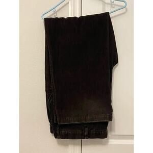 Croft & Barrow Men's Brown Corduroy Straight Leg Jeans Size XL